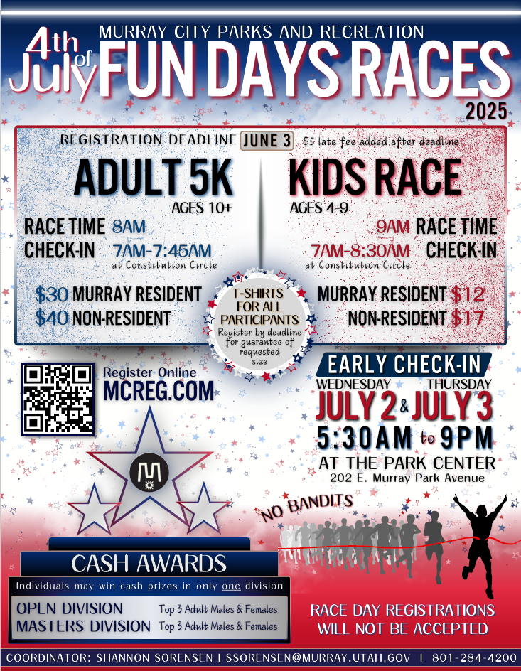 2025 Fun Days Races Flyer